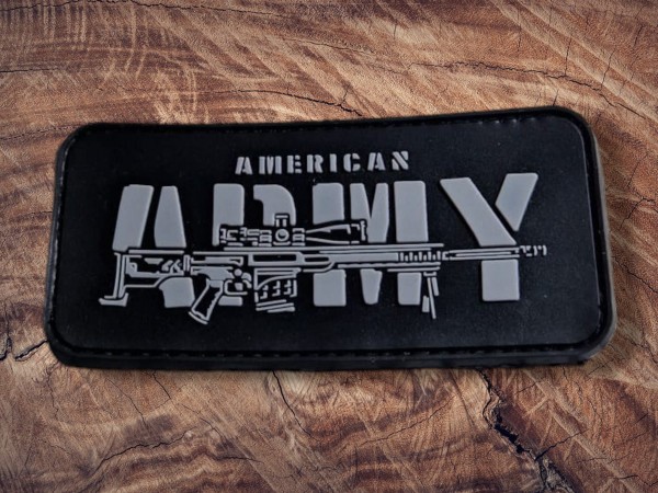 Rubber Patch American Army (Black)