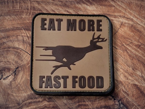 Rubber Patch Quick Buck - "Eat More Fast Food"