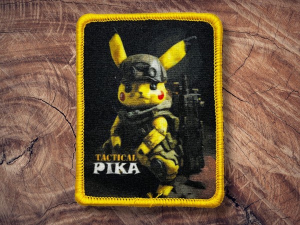 Printed Patch Tactical Pika 90x70mm