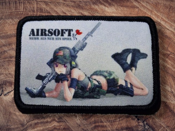 Printed Patch Airsoft Girl