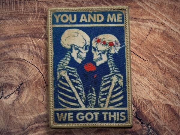 Printed Patch You and Me we got this 90x55
