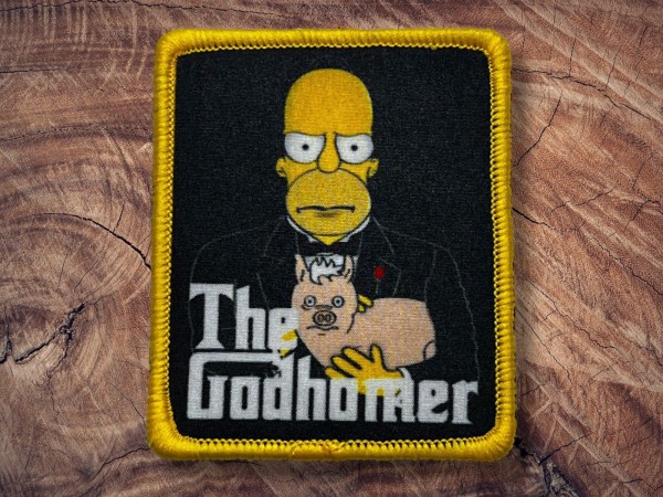 Printed Patch The Godhomer 85x70mm