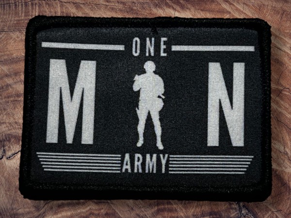 Printed Patch One Man Army 70x90mm