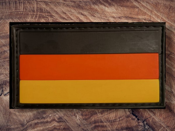 Rubber Patch Deutschland Flagge
