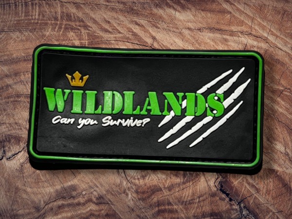 Rubber Patch Wildlands Green 40x80mm