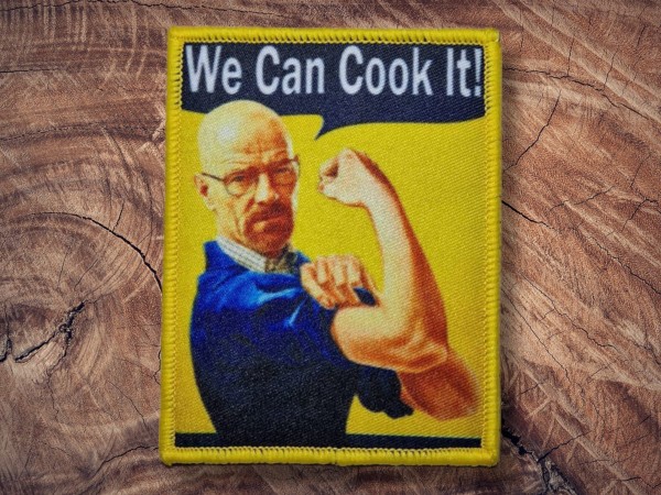 Printed Patch We Can Cook It! 90x70mm