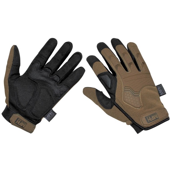 Tactical Handschuhe, "Attack" coyote tan Gr.S