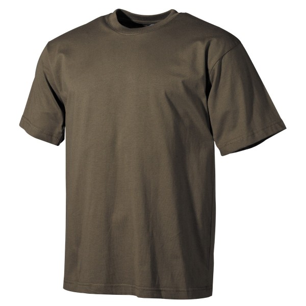 US T-Shirt, halbarm, oliv, 170 g/m² S